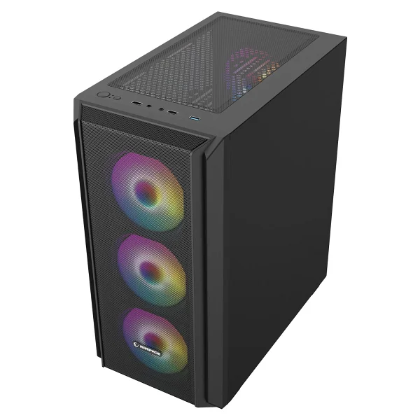 Rampage Beta Mesh Argb Fanlı Siyah 650 W Atx Oyuncu Kasası - Görsel 4