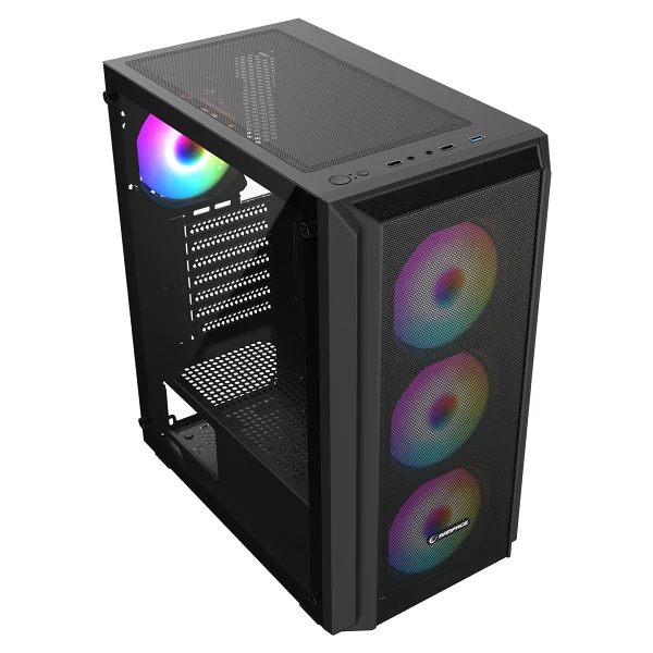 Rampage Beta Mesh Argb Fanlı Siyah 650 W Atx Oyuncu Kasası - Görsel 5
