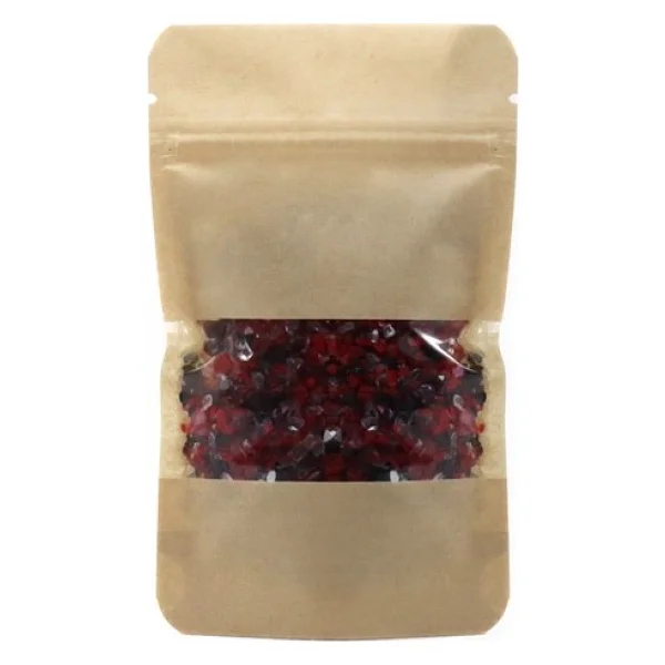 Pencereli Kraft Doypack 8,5x14,5 Cm - 100 Adet - Görsel 2