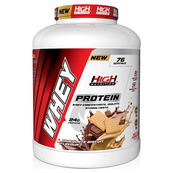 High Nutrition 2280 Gr Çikolata-Bisküvi Aromalı Whey Protein Tozu - Görsel 2