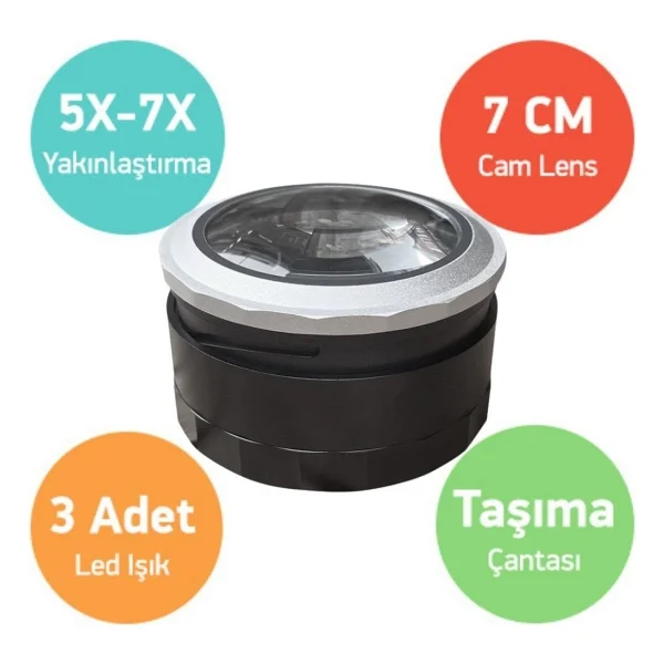 Loyka Dh-86018 Dome Kubbe Büyüteç - -- - Görsel 2