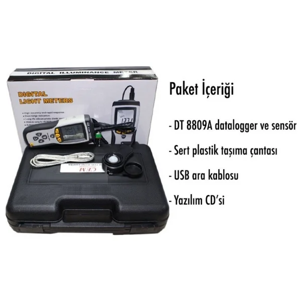 Cem Dt-8809a Lüksmetre - Görsel 4
