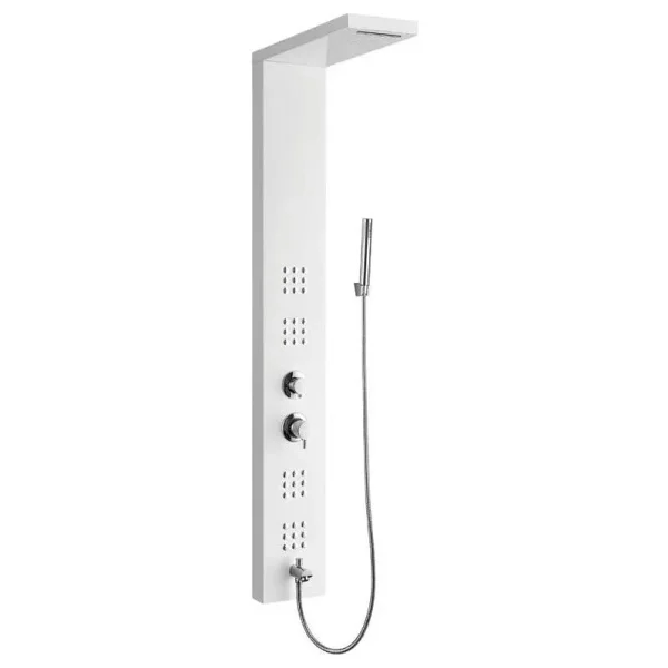 Vitra A45807 Shake Beyaz Masajlı Duş Seti - Görsel 5