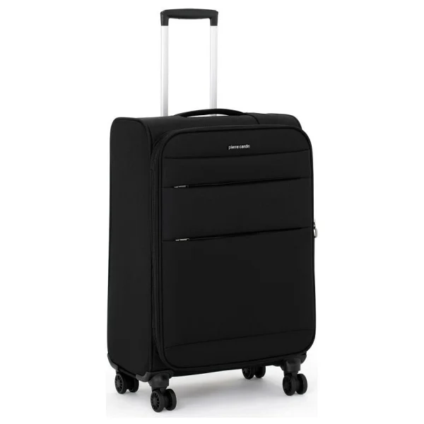 Pierre Cardin 04pc4200-02 Kumaş Siyah Orta Boy Valiz - Görsel 8