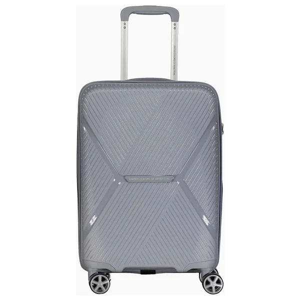 Benetton 14BNT3000-03 Polipropilen Gri Kabin Boy Valiz