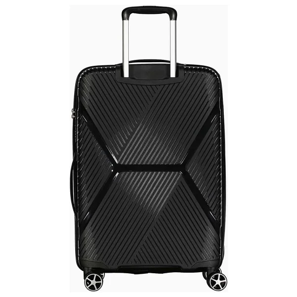 Benetton 14BNT3000-02 Polipropilen Siyah Orta Boy Valiz - Görsel 3
