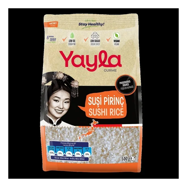 Yayla Gurme Sushi Pirinç 500 Gr - Görsel 2
