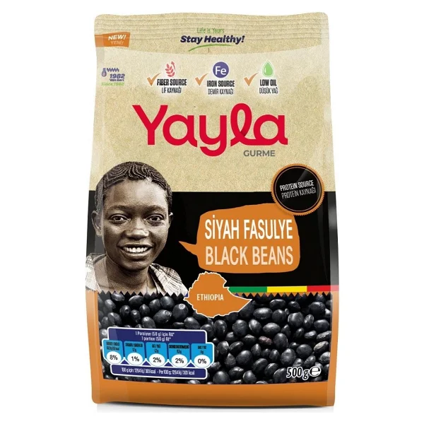 Yayla Gurme Siyah Fasulye 500 Gr - Görsel 2