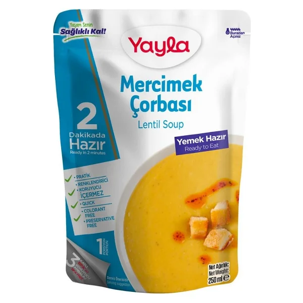 Yayla Hazır Mercimek Çorbası 250 Gr - Görsel 4