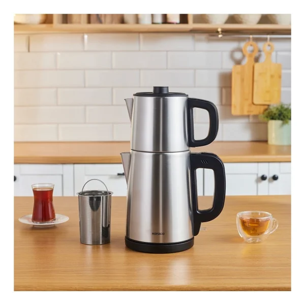 Karaca Teabig XL 2in1 Çelik Çay Makinesi - Görsel 9