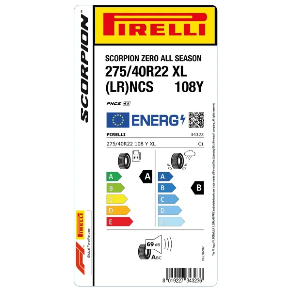 Pirelli Scorpion Zero All Season 275/40 R22 108y XL Pncs Lr 4 Mevsim Lastik - Görsel 2