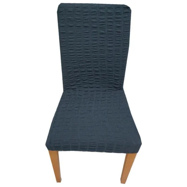 Tekli Bürümcük Lastikli Sandalye Örtüsü Standart - 35 X 55 Cm - Beyaz - Görsel 7