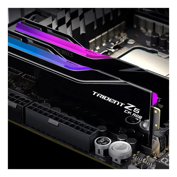 Gskıll Trıdent Z5 Ck Siyah RGB 48gb (2x24gb) DDR5 8400mhz Cl40 1.40v PC RAM - Görsel 5