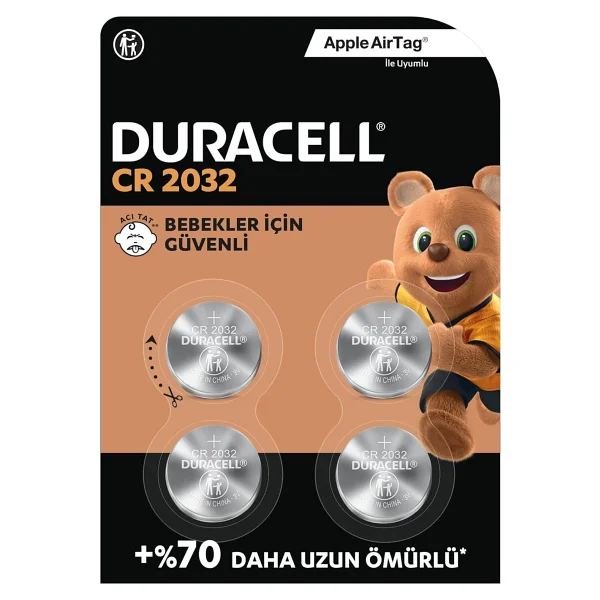 Duracell Cr2032 3v 4'lü Lityum Düğme Pil - Görsel 2