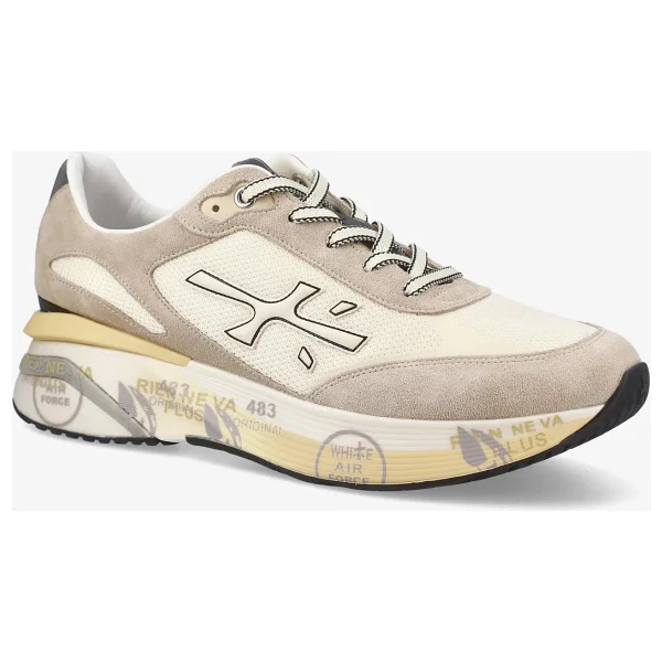 Premiata Moerun Gri-Bej Erkek Sneaker - Görsel 2