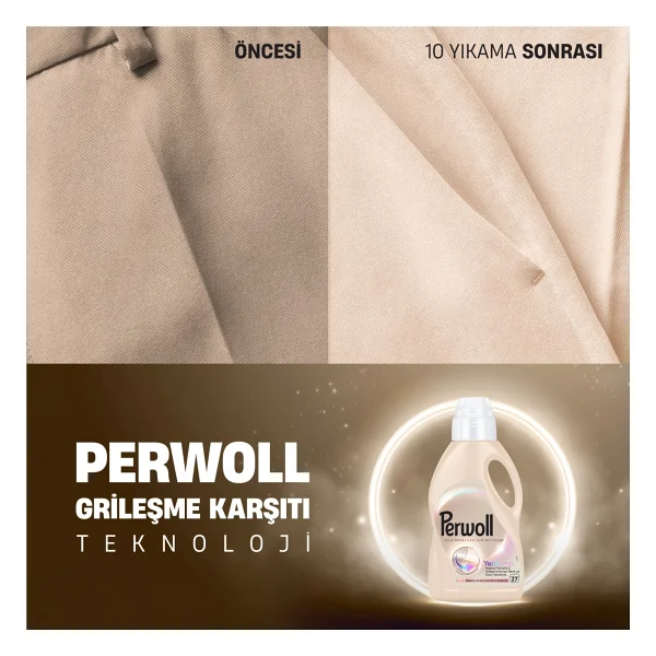Perwoll Yenileme Açık Renkliler için Sıvı Deterjan 27 Yıkama 1.485 lt - Görsel 2