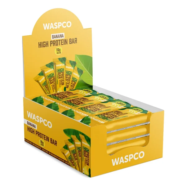 Waspco Muzlu Yüksek Protein Bar 50 Gr X 12 Adet Süt Proteini İçeren Glutensiz Atıştırmalık - Görsel 7