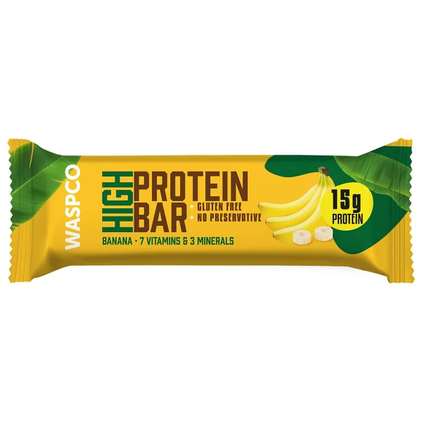 Waspco Muzlu Yüksek Protein Bar 50 Gr X 12 Adet Süt Proteini İçeren Glutensiz Atıştırmalık - Görsel 3