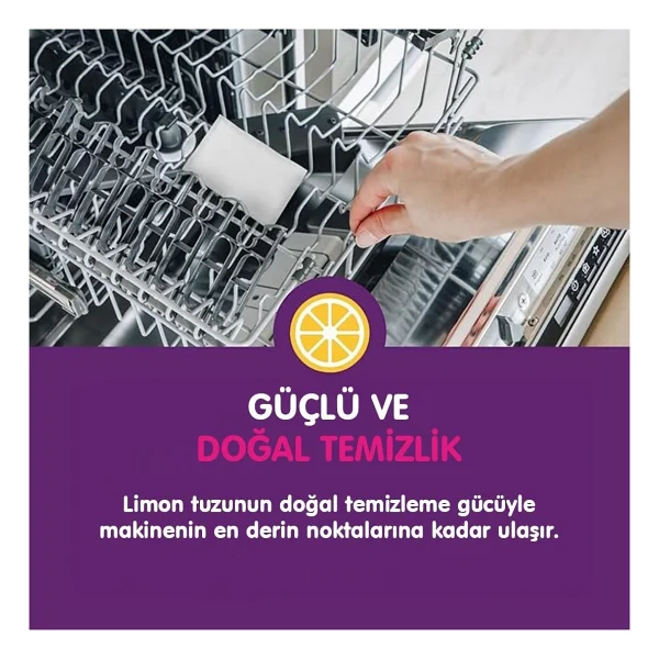 Vamoosh Bulaşık Makinesi Temizleyici - Limon - 1 - Görsel 4