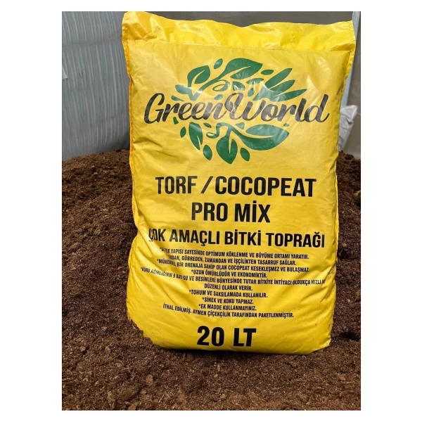 20 Litre Ithal Çok Amaçlı Bitki Toprağı Torf Cocopeat Ponza Taşı - Kokopit Özel Karışım Saksı Harcı - Görsel 5