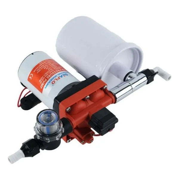 Seaflo 12 Volt 2 Lt Tanklı Otomatik Tekne, Karavan Hidroforu 18.9 Lt/Dk 3.7 Bar - Görsel 3