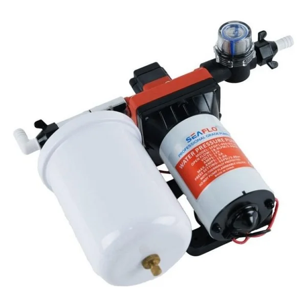 Seaflo 12 Volt 2 Lt Tanklı Otomatik Tekne, Karavan Hidroforu 18.9 Lt/Dk 3.7 Bar - Görsel 4