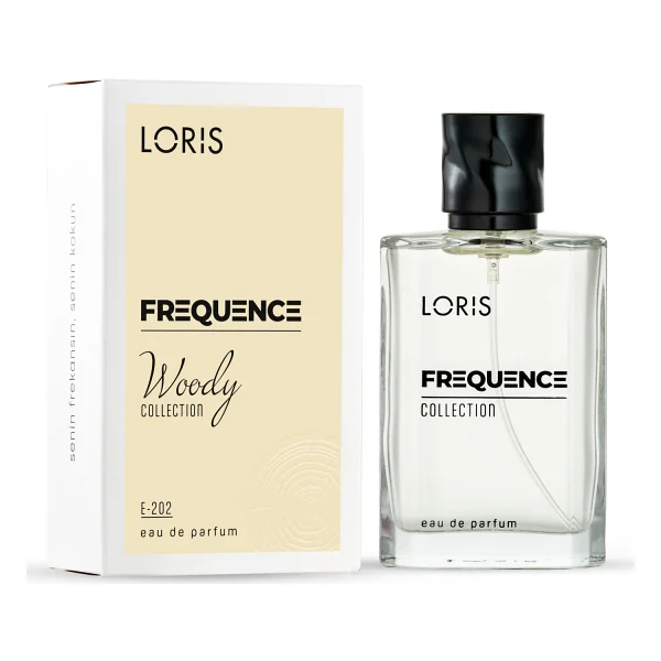 Loris E-202 Frequence Parfume Edp 50 Ml Odunsu Erkek Parfüm - Görsel 3