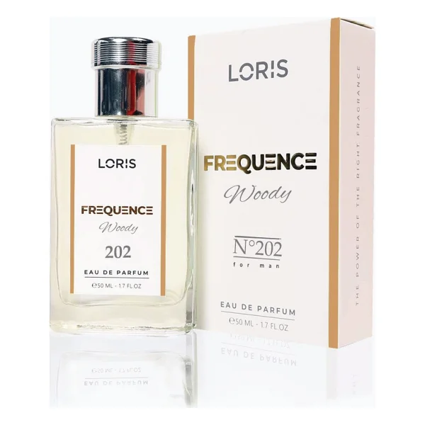 Loris E-202 Frequence Parfume Edp 50 Ml Odunsu Erkek Parfüm - Görsel 4