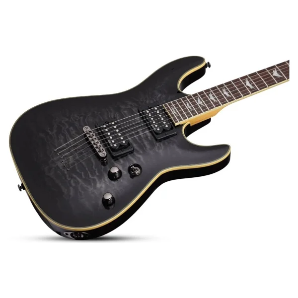 Schecter Omen Extreme 6 See Thru Black Elektro Gitar - Görsel 7