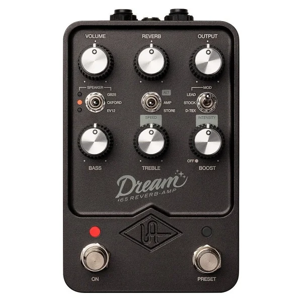 Universal Audio Uafx Dream '65 Reverb Amplifier Pedal 60'ların Klasik Amerikan Tüplü Amplifikatör Modellemesi - Görsel 8