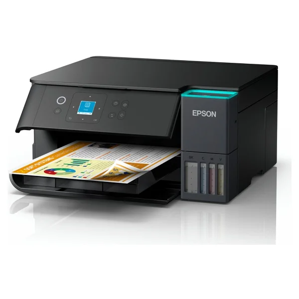 Epson Ecotank L4360 Wi-Fi + Tarayıcı + Fotokopi Renkli Çok Fonksiyonlu Tanklı Mürekkep Püskürtmeli Yazıcı - Görsel 4