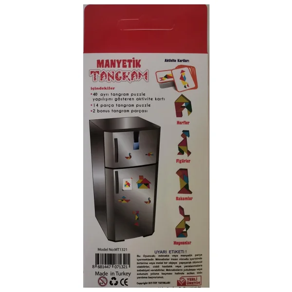 Diytoy Manyetik Zeka Oyunu Tangram - Görsel 3