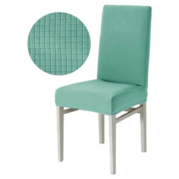 Likralı Yıkanabilir 6'lı Sandalye Örtüsü - 35 X 55 Cm - Bej - Görsel 7