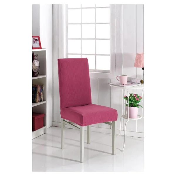 Likralı Yıkanabilir 4'lü Sandalye Örtüsü - 35 X 55 Cm - Gri - Görsel 7