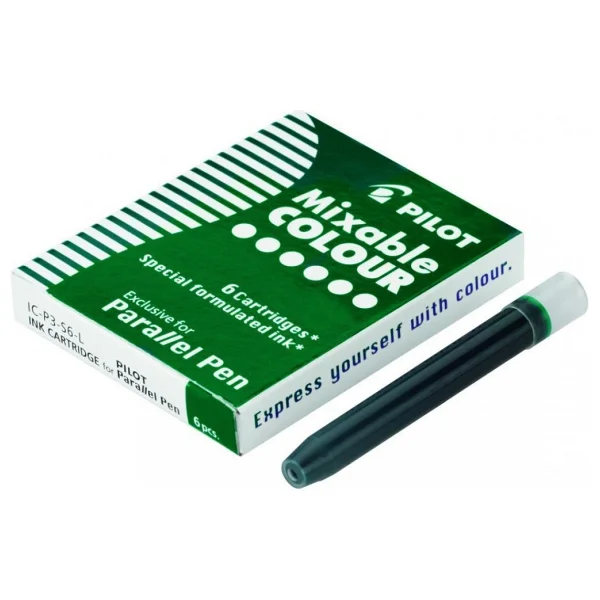 Pilot Parallel Pen Mürekkep Kartuş - Renk : Yeşil 6 Ad - Görsel 2