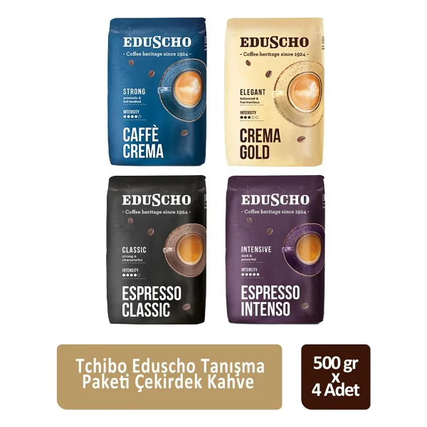 Tchibo Eduscho Çekirdek Kahve Tanışma Paketi 500 Gr X 4 Adet - Görsel 6