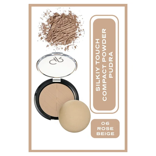 Golden Rose Silky Touch 06 Rose Beige 12 Gr Sabitleyici Pudra - Görsel 4