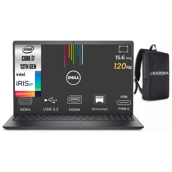 Dell Vostro 3530 N1605pvnb3530 İ7-1355u 16 GB 4 TB SSD Iris Xe Graphics 15.6" Full HD Notebook - Görsel 2