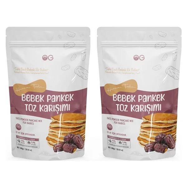 Og Natural Hurma Tozlu Pankek Toz Karışımı 300 Gr 2'li - Görsel 3
