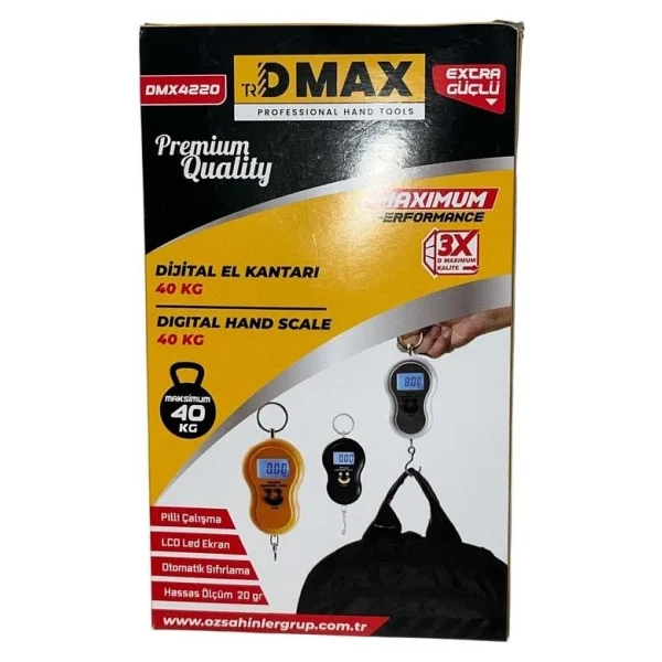 Dmax Dijital El Kantarı 40 Kg Dmx4220 - Görsel 5