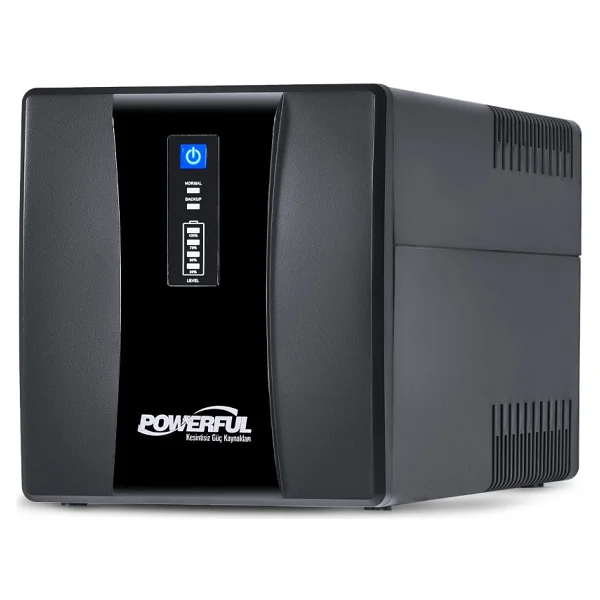 Powerful SLE-1500 1.500 VA Line Interactive Kesintisiz Güç Kaynağı - Görsel 2
