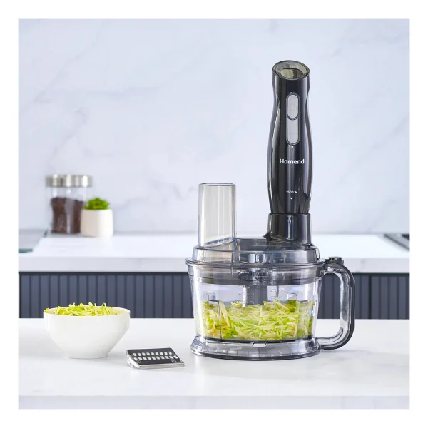 Homend Functionall 2849h Siyah 1500 W Mutfak Robotu - Görsel 7