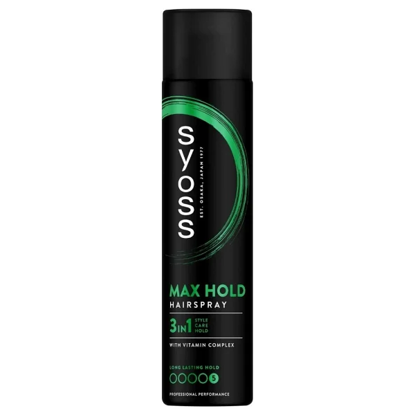 Syoss Max Hold Mega Güçlü 400 Ml Saç Spreyi - Görsel 3