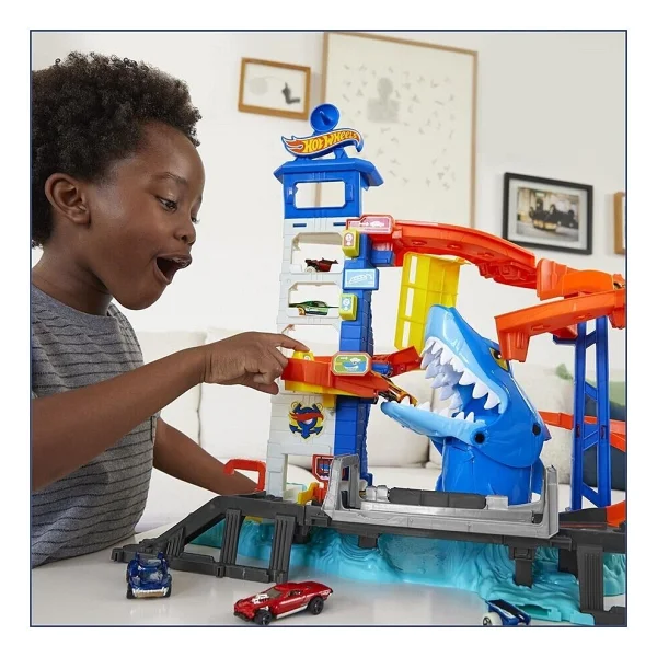 Hot Wheels Köpek Balığından Kaçış Oyun Seti Hdp06 - Görsel 5
