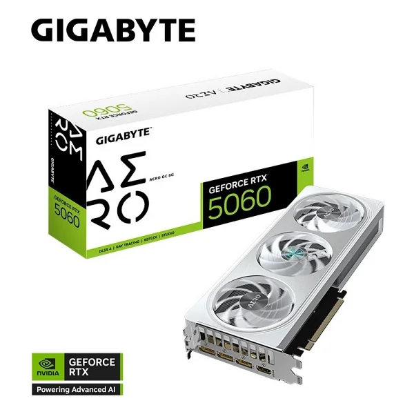 Gigabyte RTX 5060 Aero Oc 8g Gv-N5060aero Oc-8gd 128 Bit Gddr7 8 GB Ekran Kartı - Görsel 6