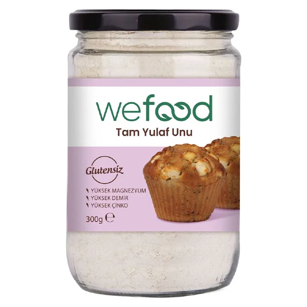 Wefood 300 Gr Glutensiz Tam Yulaf Unu - Görsel 8
