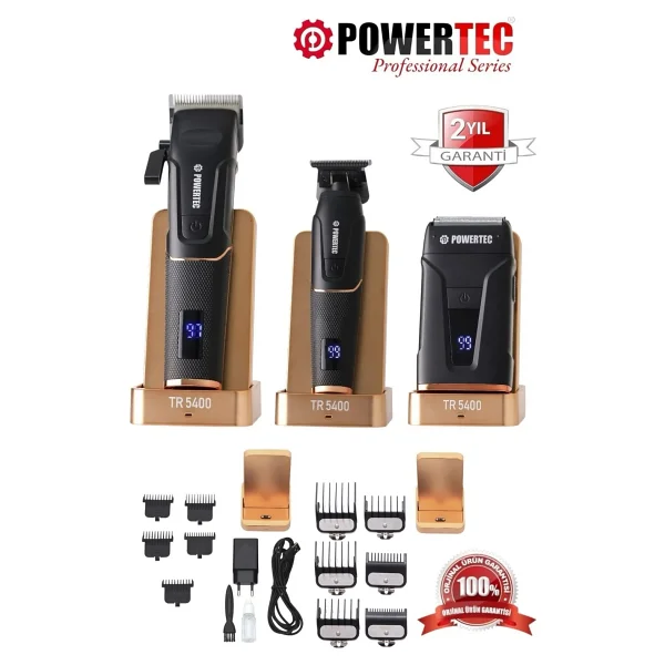 Powertec Tr 5400 Tıraş Ve Saç Kesme Makinesi - Görsel 9