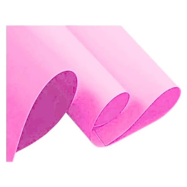 Fon Kartonu 50x70 Açık Pembe 160 Gr Rulo Şeklinde - 10 Adet - Görsel 2