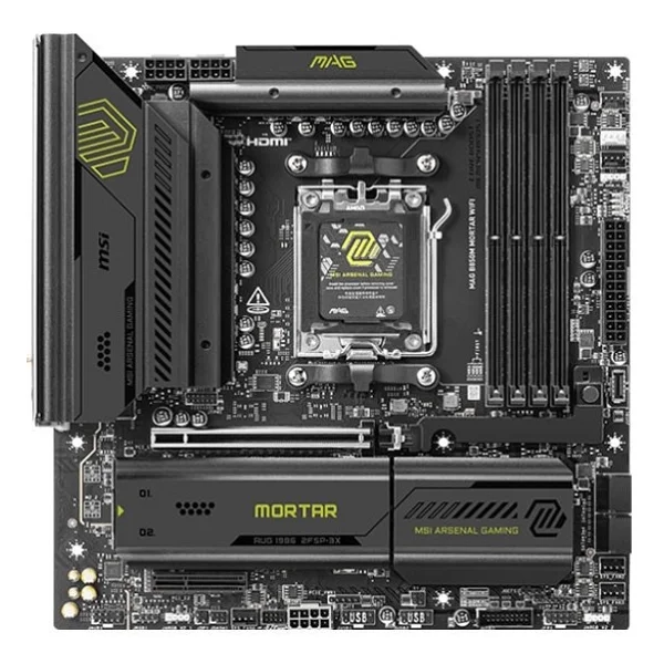 Msı Mag B850m Mortar Wi-Fi AMD Am5 DDR5 Micro Atx Anakart - Görsel 2