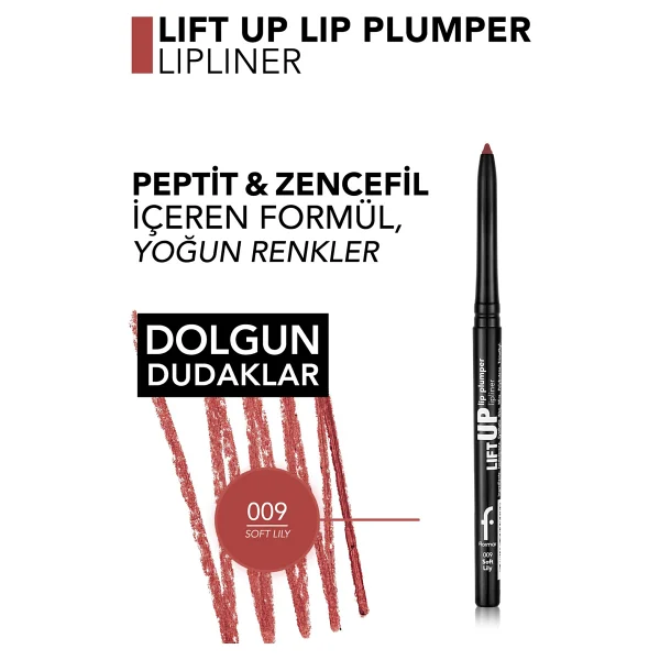 Flormar Lift Up Dolgunlaştırıcı Etkili 009 Soft Lily Dudak Kalemi - Görsel 5